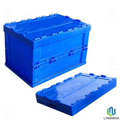 Chine Boîte de rangement pliable en plastique de 70L boîte de rangement pliable organisateur avec couvercles en PP à vendre