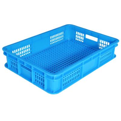 China Custom Plastic Fruit And Vegetable Crates Lightweight For Warehouses / Supermarket for sale