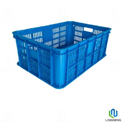 China Durable Agricultural Plastic Fruit And Vegetable Crates Customized Logo for sale