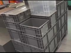 Logistics Transport Reusable Moving Containers Stackable Plastic Turnover Box