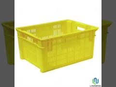 25KGS Supermarket Stacking Crates Nestable Fruit Plastic Crates For Storing Fresh Produce