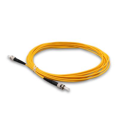 China Singlemode FTTH FTTX FTTP ST - ST Fiber Optic Jumper Wire Suits Telecom Network Fiber Optic Jumper for sale