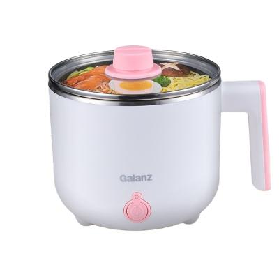 China 304 Stainless Steel Small Powder White Mini Pot Low Power Electric Hot Pot 1.5L for sale