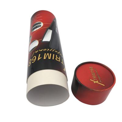 China Wholesale Eco Friendly Recyclable Customized Printing Rigid Round Paper Tube Cylinder Packaging Box For Hair Straightener for sale