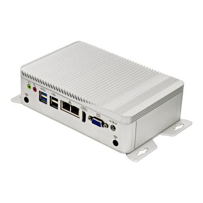 China Fanless Desktop Mini PC J4125 Quad Cores 6xCOM 2xLAN GPIO Support 8GB for sale