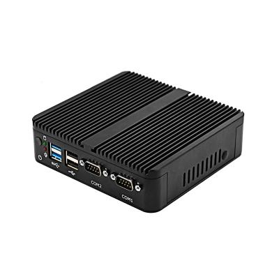 Κίνα Μίνι PC 2 COM 2 Celeron J4125 Fanless DB-9 RS232 μίνι υπολογιστής γραφείου του τοπικού LAN RJ45 προς πώληση