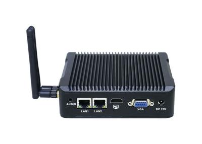 China Low Power Consumption Industrial Mini PC / Fanless Desktop PC 2G DDR3 Memory for sale