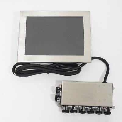 China IP65 Waterproof 304 Stainless Steel Panel PC 10.4 Inch With 2m Break Out Box for sale