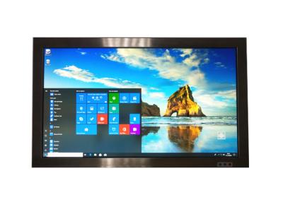 China 24 Inch Fanless All In One Pc Manual Brightness Resistive Touch Screen 8GB Memory for sale