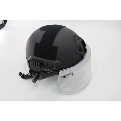 China Bullistic PE/ARAMID MILITARY BULLETPROOF VISOR FOR HELMET LEVEL IIIA for sale