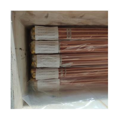 China High Quality Corrosion Resistant Copper Inner Pipe ASTMB75 Straight Copper Tube C12200 Water Tube ASTMB88 Outer Fin Tube for sale