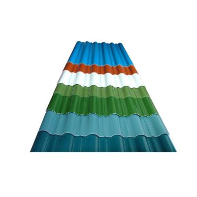 China Making Pipes Hot Selling Roofing Corrugated Steel Plate Color Coated Galvanized Roof Sheet for sale