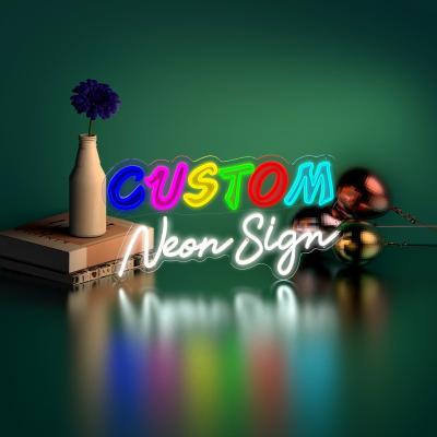 China Customization Indoor Decor Logo LED Neon Sign Rich Color /Dimmable Smart Installation Light Music Control Home Lamp Easy Mobile Name for sale