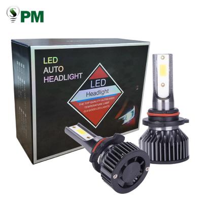 China auto lighting system cob car 9006 led light 2400lm round led headlight bulbs for car spider 124 (348_) for sale