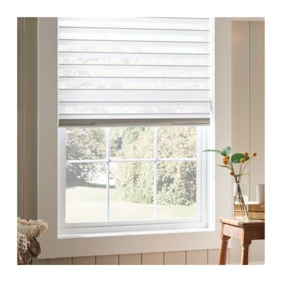 China Best Selling High Quality Minimalist Shangrila Motorized Shade Window Roller Shading Blinds For Bedroom for sale