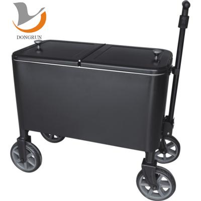 China Wholesale Cooler Sustainable BBQ Ice Rolling Cover Cooler Box For Golf Cart for sale