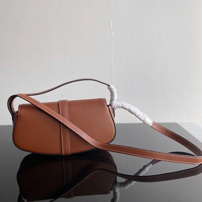 China Fashion New Retro Fashion Genuine Cowhide Shoulder Messenger Armpit Bag Female Tide for sale