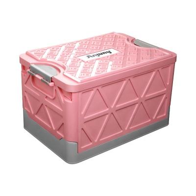 China Anjuny Viable Plastic Sundries Matching Clothes Container Toy Foldable Storage Box for sale