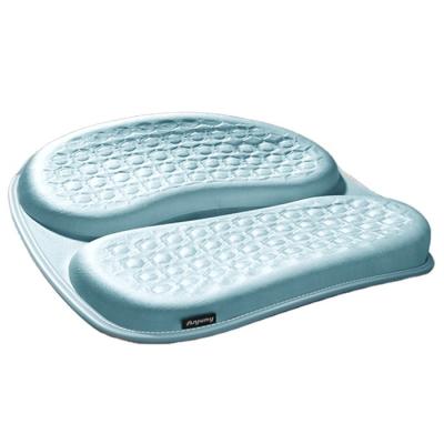 China Anjuny Folded Gel Enhanced Memory Foam Cool Gel Cushion for sale