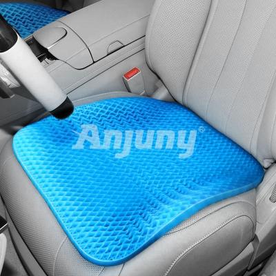 China Anjuny Folded Gel Cushion Breathable Durable Soft Gel Cushion Non-slip Cover for sale