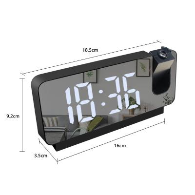 China Modern Wholesale Alarm Clock For Bedroom Led Digital Led Mirror Digital Led Pendulum Electronic Alarm Clock for sale