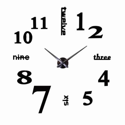 China LUMINOVA Minimalist Wall Clock New High Quality Nordic Modern Wall Clock Mirror Wall Clock for sale