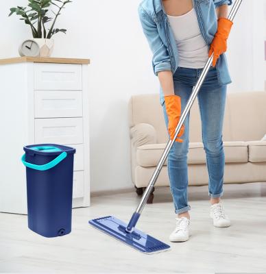 China Hot Sale Eco - Friendly Floor Mop With Bucket Mop And Bucket Set Cheap Price Brooms for sale