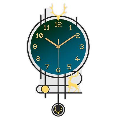 China Fashion Radio Creative Clock Living Room Decoration High Quality Modern Minimalist Home Wall Clock for sale