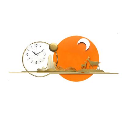 China LUMINOVA Clock Nordic Luxury Simple Modern Hanging Wall Clock Hanging Wall Clock for sale