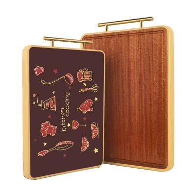 China Mildewproof Disposable Cutting Board Kitchen Eco-friendly Rectangle Ebony Solid Wood Cutting Board Cutting Board for sale