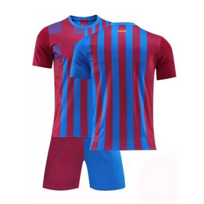 China New Style Breathable Soccer Shirt Free Custom Made Shirt Soccer Jersey Soccer Absorption Sweat Absorption Club Training Team Training Era Two Pieces for sale