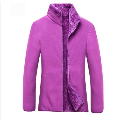 China Outdoor Sport Acid Resistant Custom Fleece Full Zipper Jacket Coat for sale