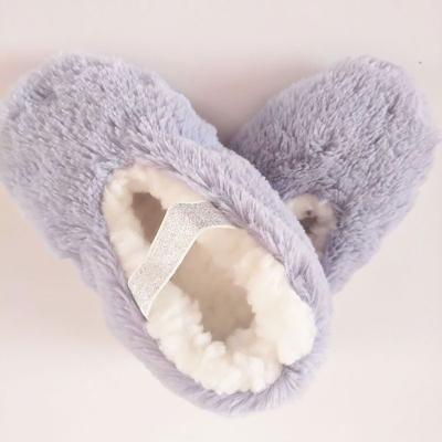 China Pink Plush Slipper Girls Fur Slippers Indoor Warm Cozy Winter Plush Slipper Sale Pink Socks for sale