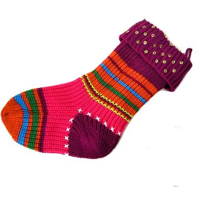 China Custom Factory Winter Wave Socks Ladies Socks Women Floor Quality Antibacterial Warm Thick Deer Sock for sale