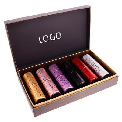 China High Quality Custom Logo Printed Luxury Multiple Perfume Samples Perfume Essential Oil Bottles Packaging Paper Box for sale