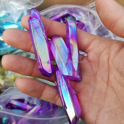 China China Crystal Colors Colorful Natural Crystal Point Wholesale for sale