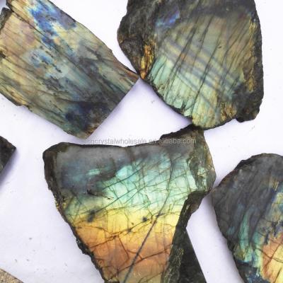 China China good quality natural polished labradorite rough stones, raw labradorite for gifts for sale