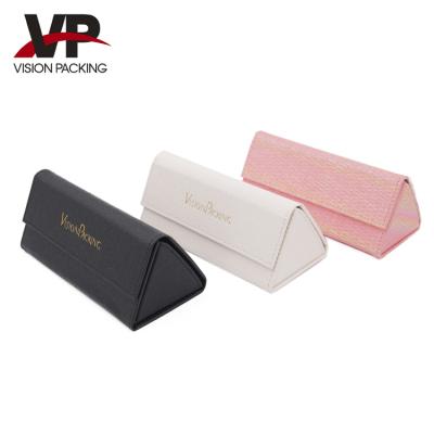 China Genuine Custom Logo Sticker For Eyeglasses Case , Simple Custom Branded Handmade Eyeglass Case for sale