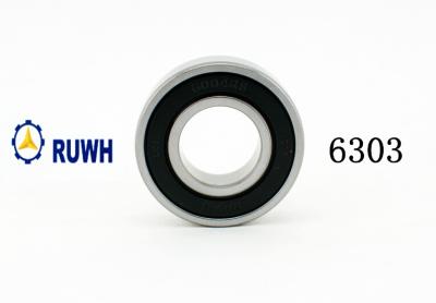 China High Performance 6300 Series Bearing for Machine / P2 Precision 6303 2RS Bearing for sale