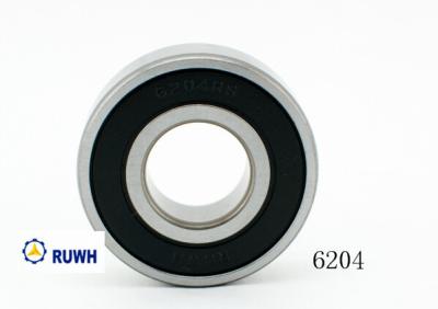 China Carbon Steel 6200 Bearings / GCr15 Double Shielded Bearings 6204-2RS for sale