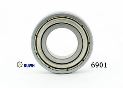 China Dual Shield ZZ Series Bearings Sealed Ball Bearings 6901 With Low Noise for sale