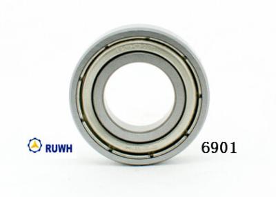 China Gcr15 Steel P5 Precision 6900 Bearing , Single Row 6901 ZZ Bearing for sale