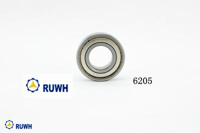 China Compressors Stainless Shield Ball Bearings / Heavy Vehicles 6205 ZZ Bearing for sale