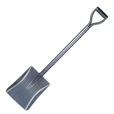 China Camping and gardening shovel All steel integrated large size multi-function household shovel tool Pointed square agricultural garden shovel for sale