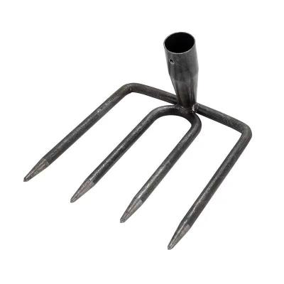 China Agriculture and gardening Thickened pointed head type outdoor agricultural farming tools Multi tooth steel rake for household gardening for sale