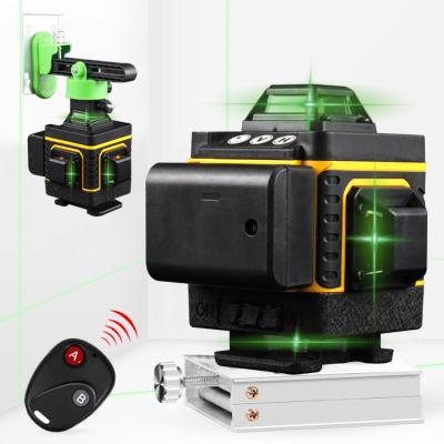 China Professional New Digital Touching Screen 4D 16 lines laser level with wall bracket 90*70*100mm for sale