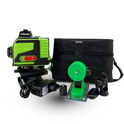 China Laser Level 16 lines 4D Green beam rotary Self-Leveling 360 degree Horizontal&Vertical laser levels 90*70*100mm for sale