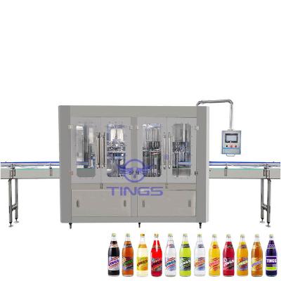 Chine Glass bottle washing filling and capping machine/Bottled water/wine/juice production machine à vendre