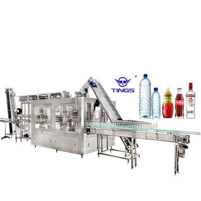 China Hot Sale Automatic 500ML/750ML/1000ML Bottle Water Filling Machine/PET Small Bottle Liquid Filling Plant for sale