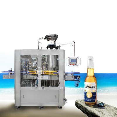 China Automatic Glass Bottle Soft Drinks washing filling capping machine bottling plant Te koop